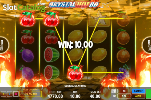 Скрин5. Crystal Hot 80 слот