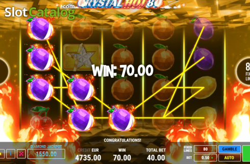 Скрин7. Crystal Hot 80 слот