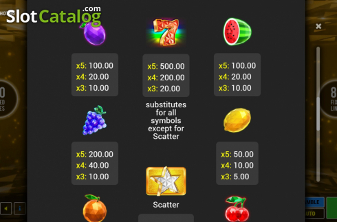 Скрин9. Crystal Hot 80 слот
