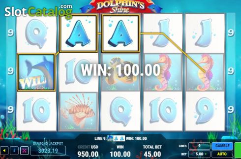 Скрин4. Dolphins Shine слот