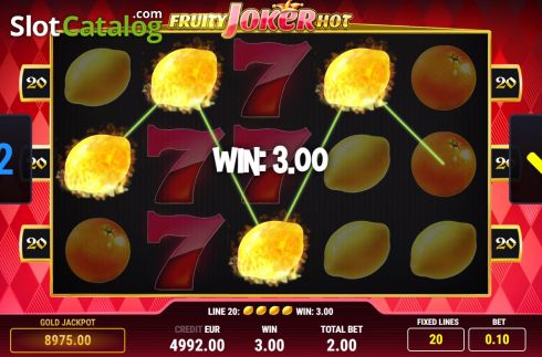 Скрин3. Fruity Joker Hot слот