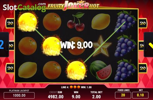 Скрин5. Fruity Joker Hot слот