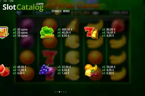 Скрин6. 40 Wild Clover слот