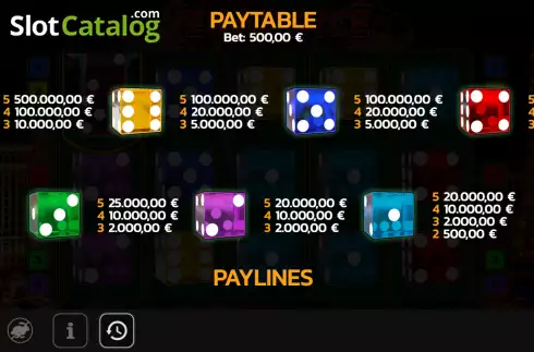 Скрин5. Vegas Dice слот
