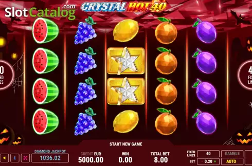 Скрин2. Crystal Hot 40 Halloween слот
