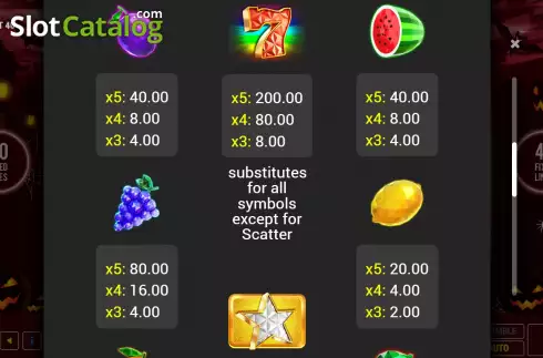 Скрин7. Crystal Hot 40 Halloween слот