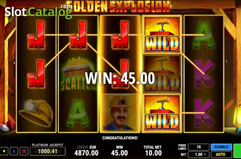 Скрин3. Golden Explosion слот