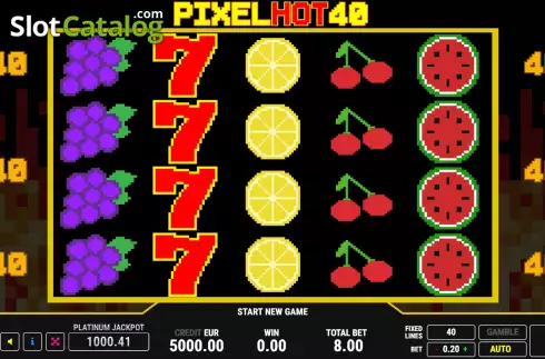 Скрин2. Pixel Hot 40 слот