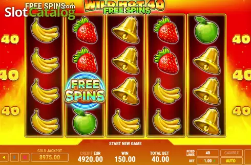 Скрин8. Wild Hot 40 Free Spins слот