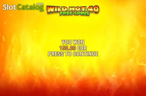 Скрин9. Wild Hot 40 Free Spins слот