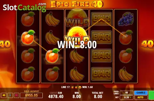 Скрин4. Epic Fire 40 слот