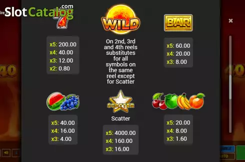 Скрин7. Epic Fire 40 слот
