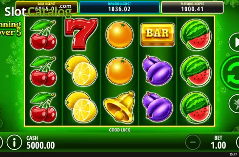 Скрин2. Winning Clover 5 слот