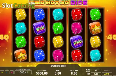 Скрин2. Wild Hot 40 Dice слот