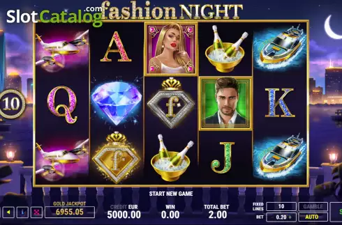 Скрин2. Fashion Night слот