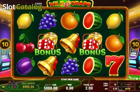 Скрин2. Wild Craps слот