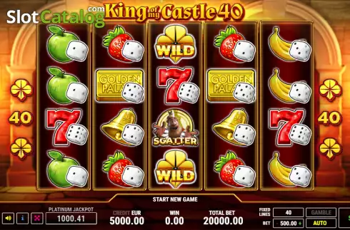 Скрин2. King of My Castle 40 слот