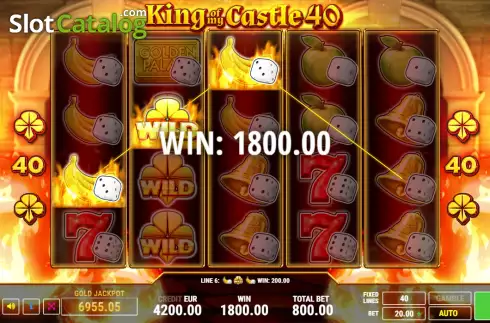 Скрин3. King of My Castle 40 слот