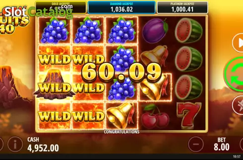 Скрин3. Blow Fruits 40 слот