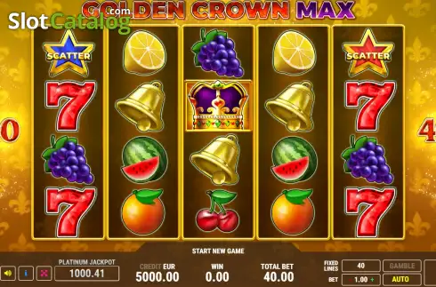 Скрин2. Golden Crown Max слот