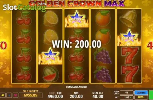 Скрин3. Golden Crown Max слот