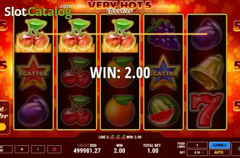 Скрин3. Very Hot 5 Booster слот