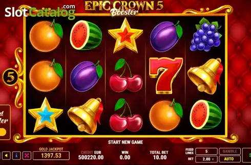 Скрин2. Epic Crown 5 Booster слот