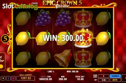 Скрин3. Epic Crown 5 Booster слот