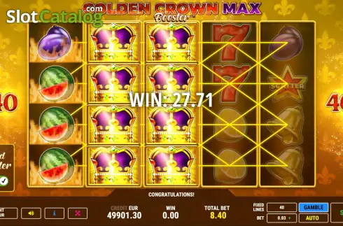Скрин7. Golden Crown Max Booster слот