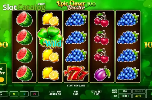 Скрин1. Epic Clover 100 Booster слот