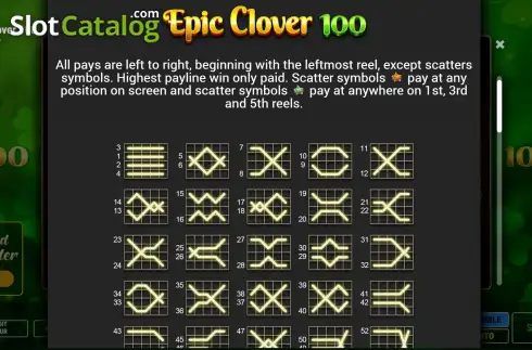 Скрин9. Epic Clover 100 Booster слот