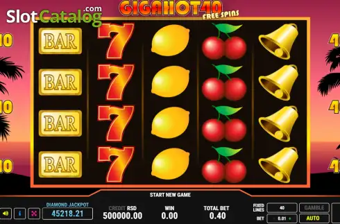 Скрин2. Giga Hot 40 Free Spins слот
