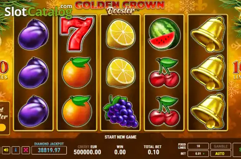 Скрин2. Golden Crown Christmas Booster слот