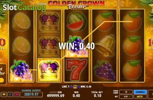 Скрин3. Golden Crown Christmas Booster слот