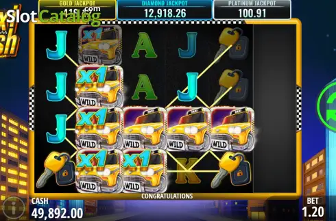 Скрин3. Taxi Rush (Fazi) слот
