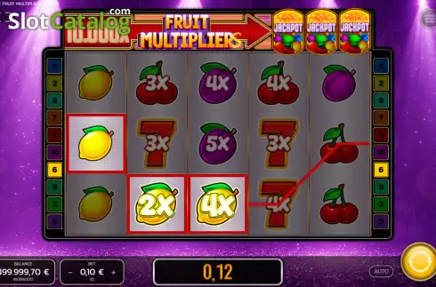 Скрин3. Fruit Multipliers слот