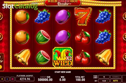 Скрин2. Wild Joker Hot Booster слот