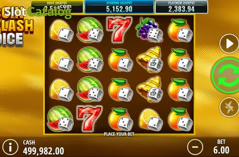 Скрин2. Coin Splash Dice слот