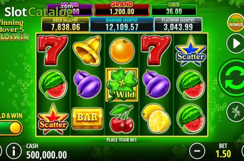 Скрин4. Winning Clover 5 Hold & Win слот