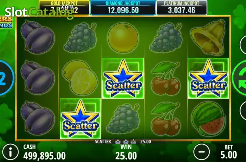 Скрин3. Clovers and Diamonds 5 слот