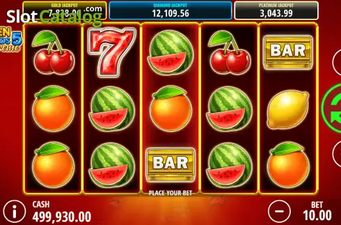 Скрин2. Golden Diamonds 5 Extreme слот