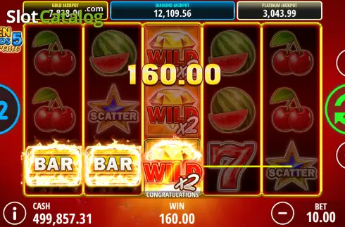 Скрин3. Golden Diamonds 5 Extreme слот