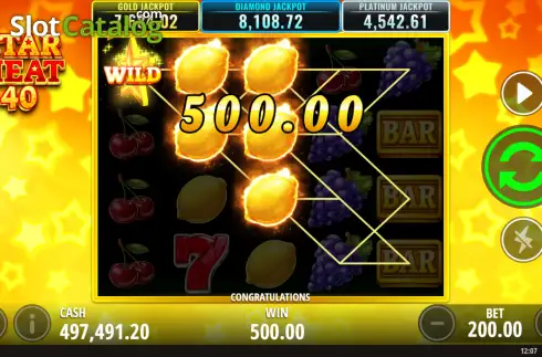 Скрин3. Star Heat 40 слот