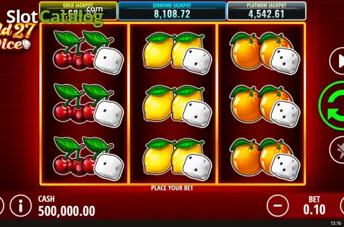Скрин2. Wild 27 Dice слот