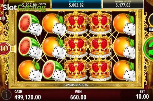 Скрин3. Bonus Epic Crown Dice слот