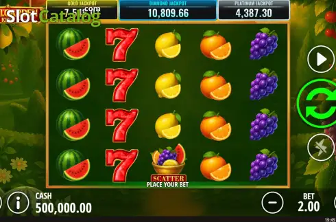 Скрин2. Royalgarden King слот