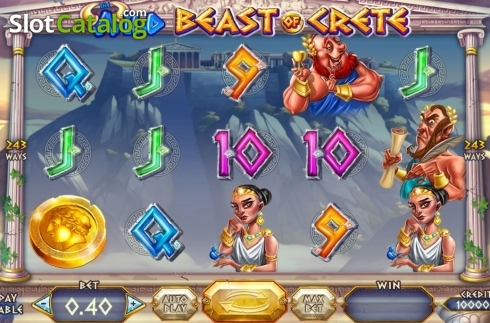 Скрин2. Wild Beast of Crete слот