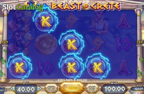 Скрин3. Wild Beast of Crete слот