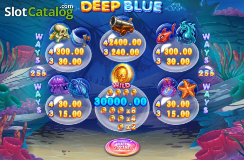 Скрин7. Deep Blue Jackbomb слот
