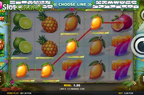 Скрин3. 30 Tropical Fruits Boost слот
